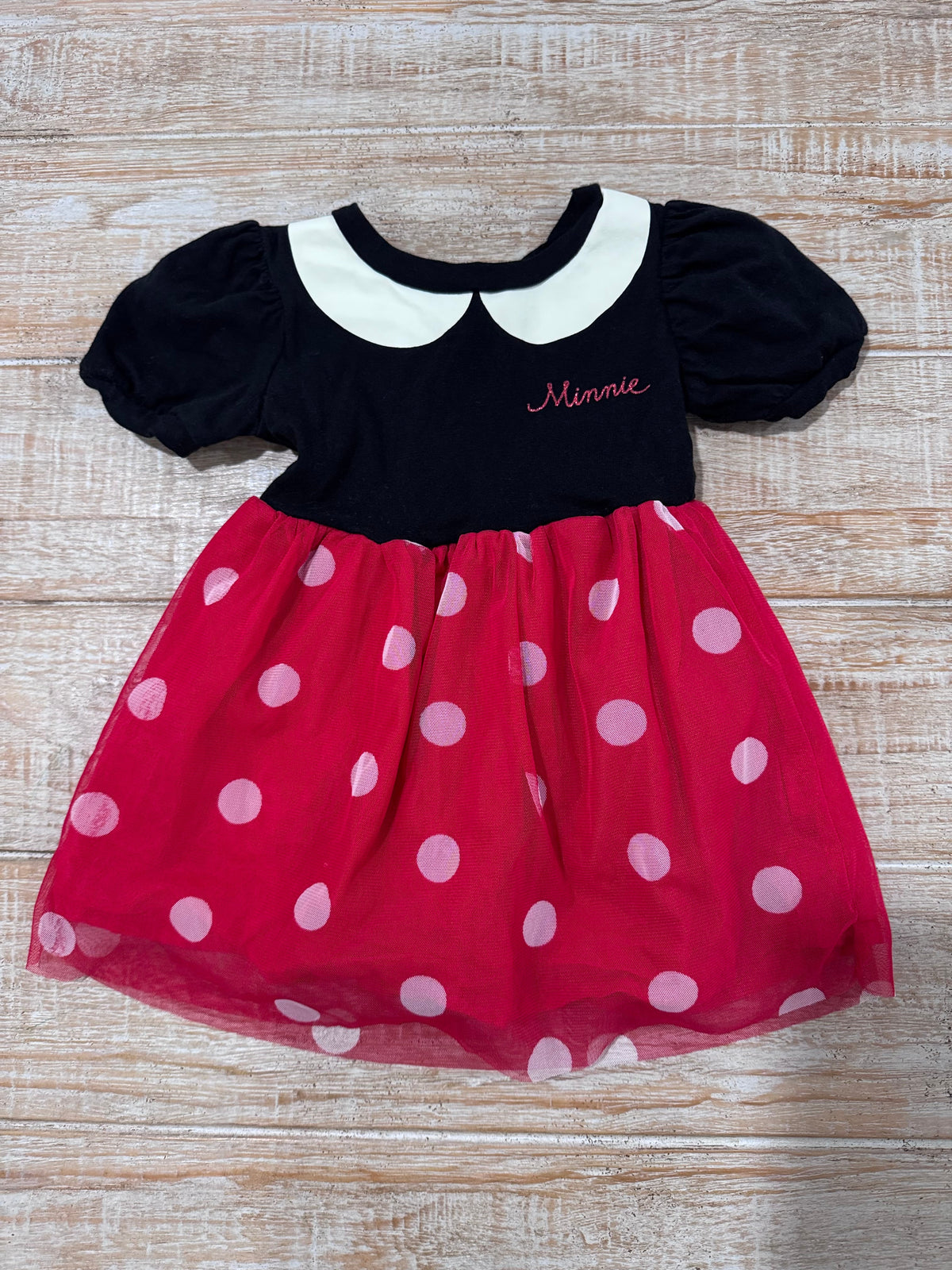 #108 Baby Gap Disney Minnie Mouse Tulle Dress Size 12-18M *Sister Matching Available*
