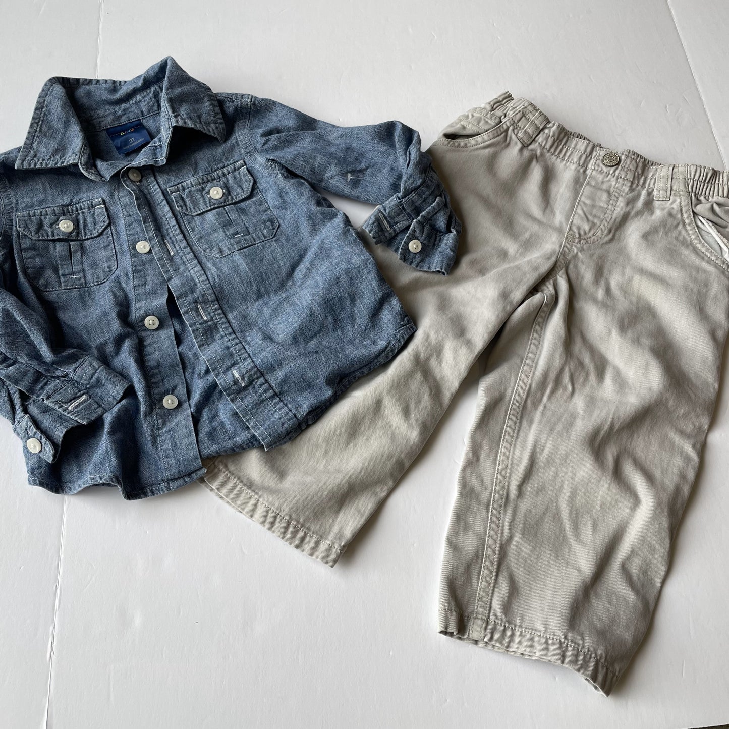 Seller 67 -Denim Button Down with Khakis   2