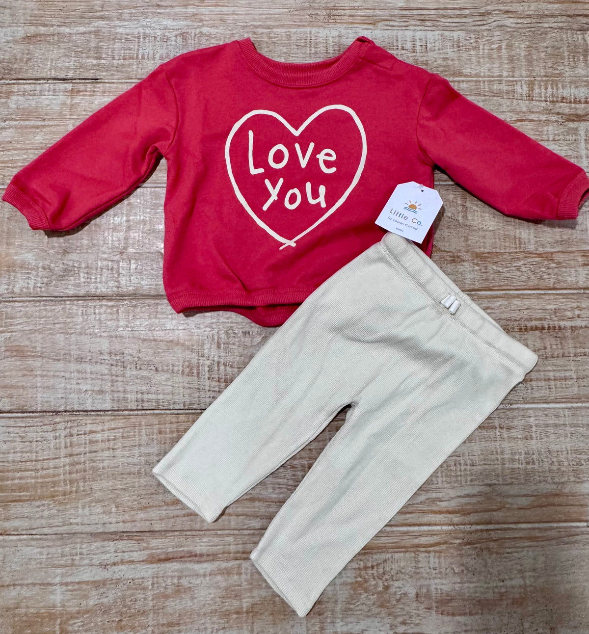 #108 Little Co. 2-piece Set Size 9M NEW