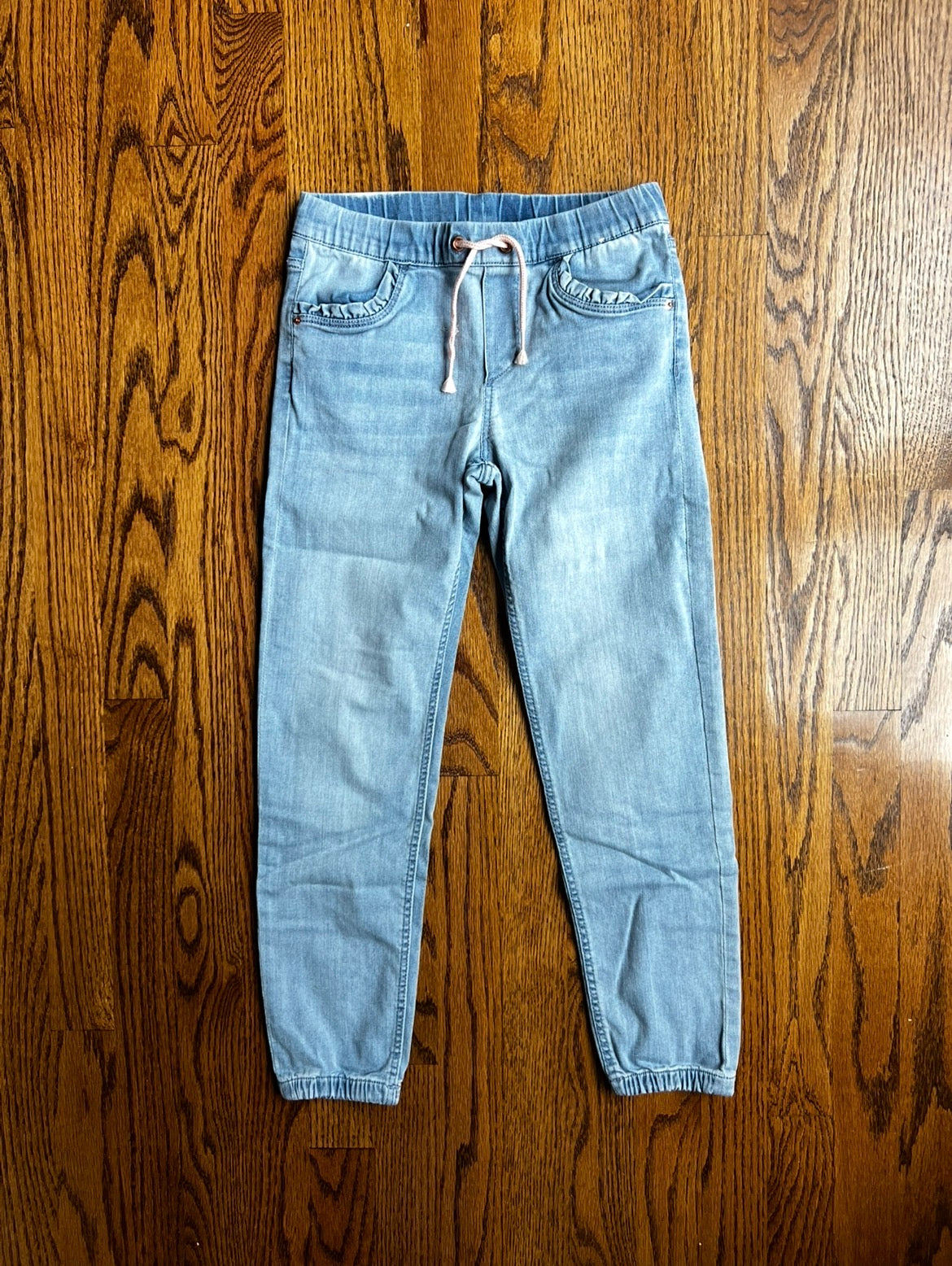 Seller #115 - H&M Girls 8-9Y Drawstring Jeans with Tapered Ankles, VGUC