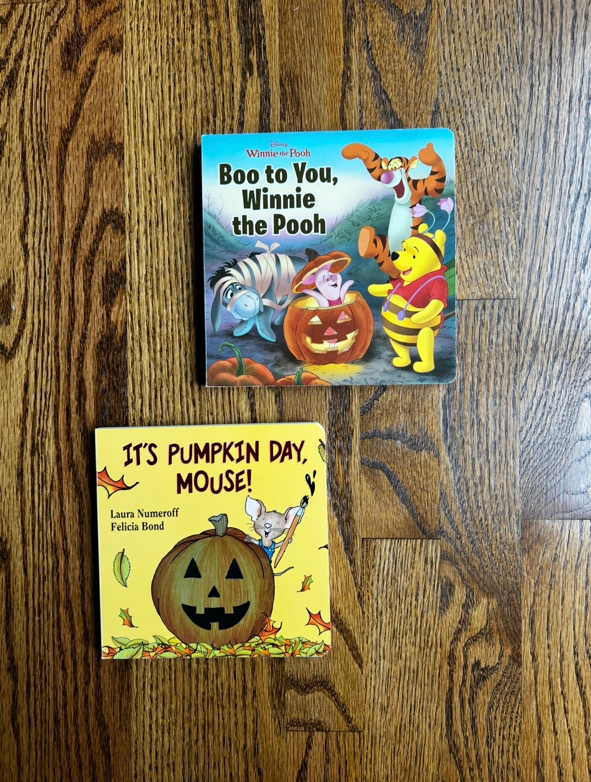 Seller #115 - Halloween Board Books - Winnie the Pooh & If You Give a Mouse a Cookie, EUC
