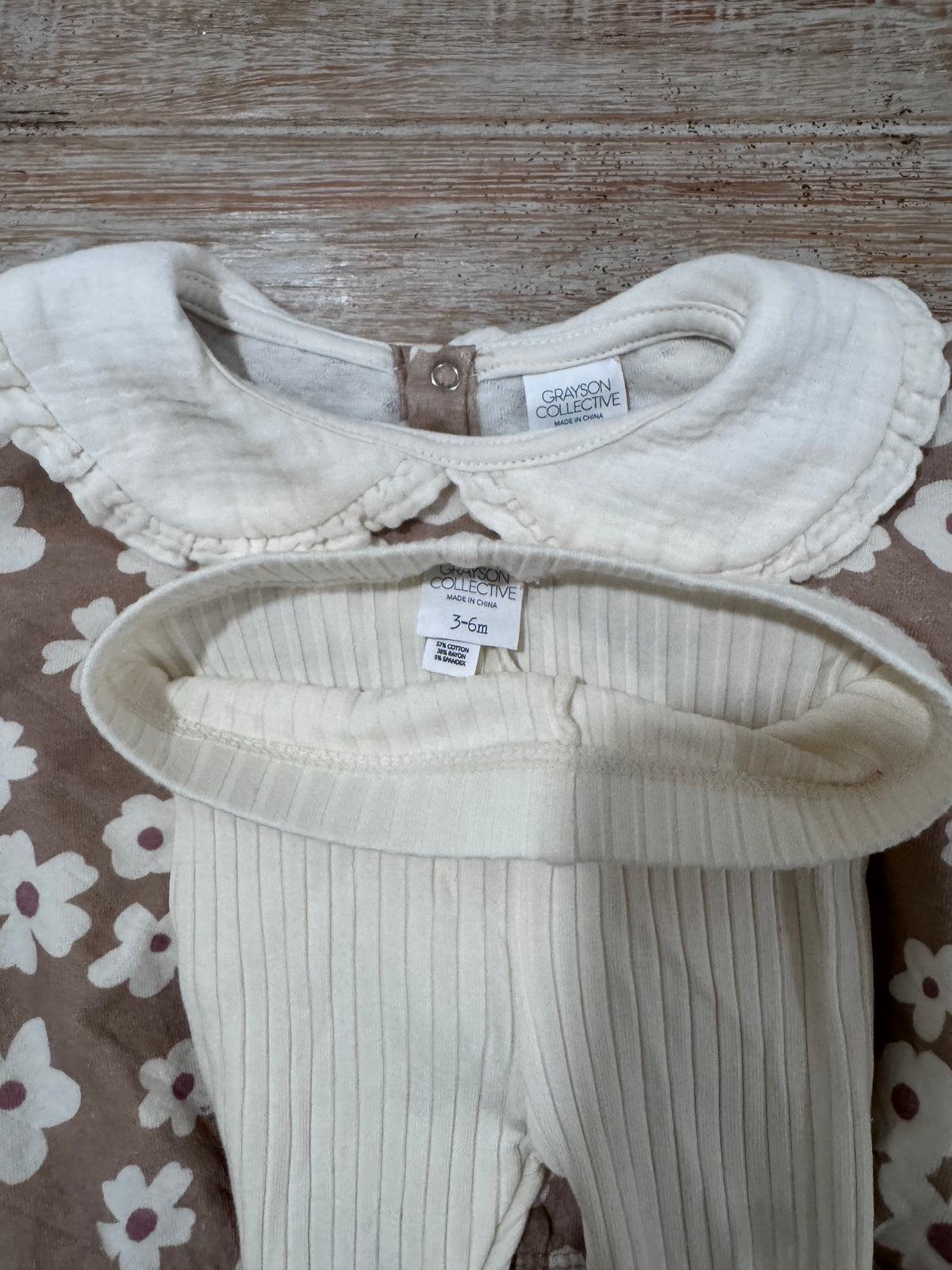 #108 Grayson Collective 2-piece Outfit Set Size 3-6M EUC