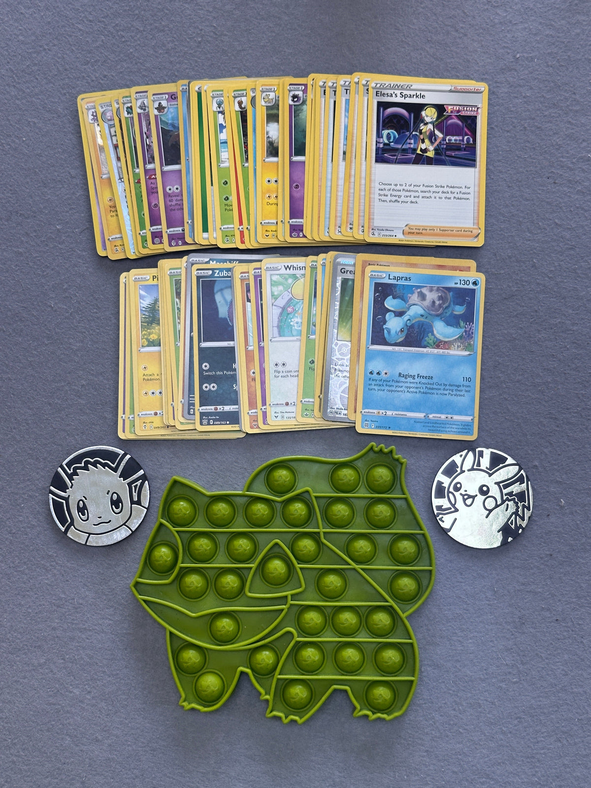 #163 55 Pokemon Cards + Extras