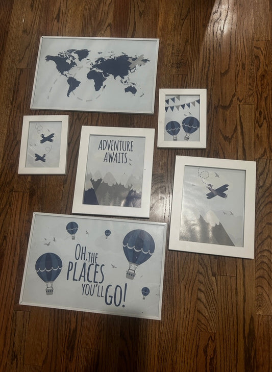 #35 Nursery decor “Oh the places you’ll go”