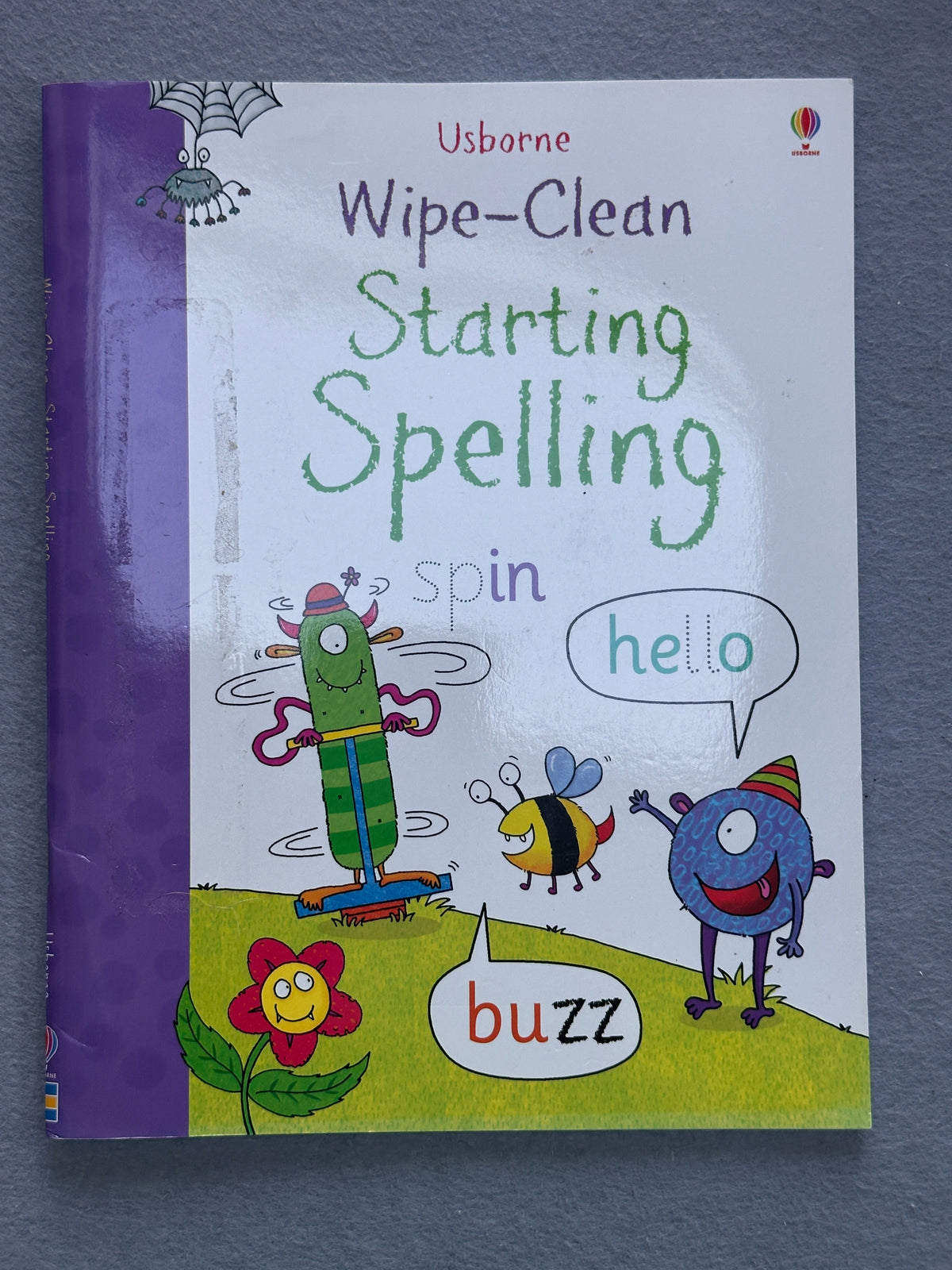 #163 Usborne Wipe-Clean Starting Spelling