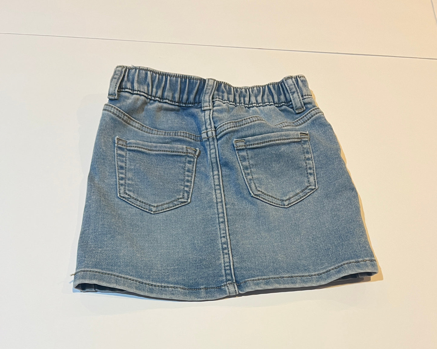 #180 NWOT Girls 4 Cat & Jack Light Blue Jean Skirt