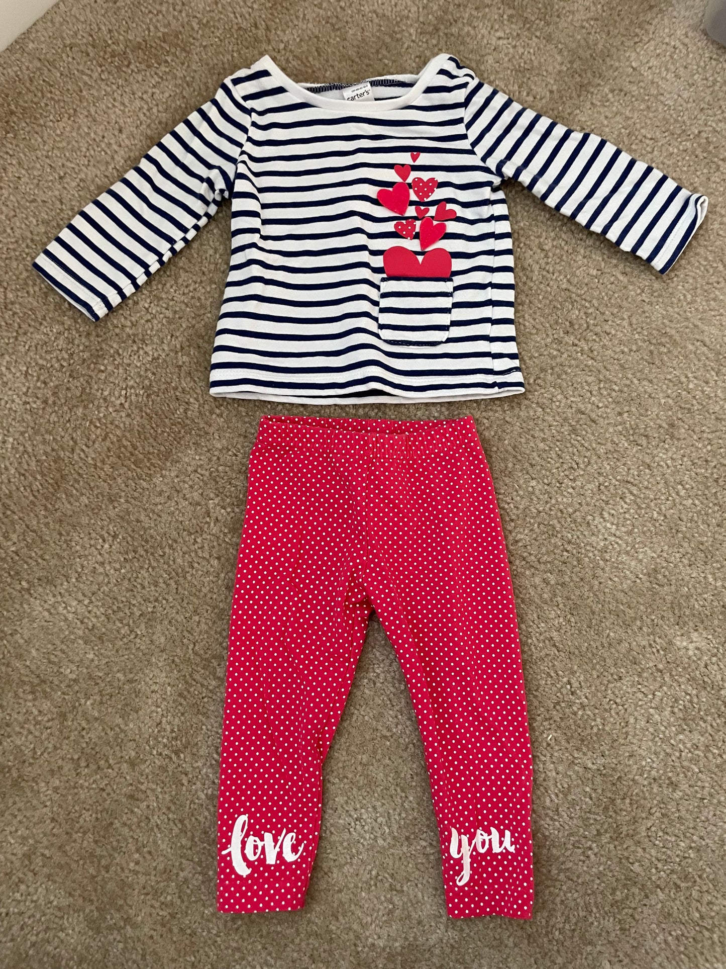 Seller 129- Girls 9 month outfit