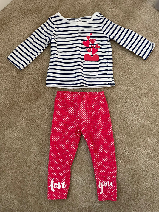Seller 129- Girls 9 month outfit