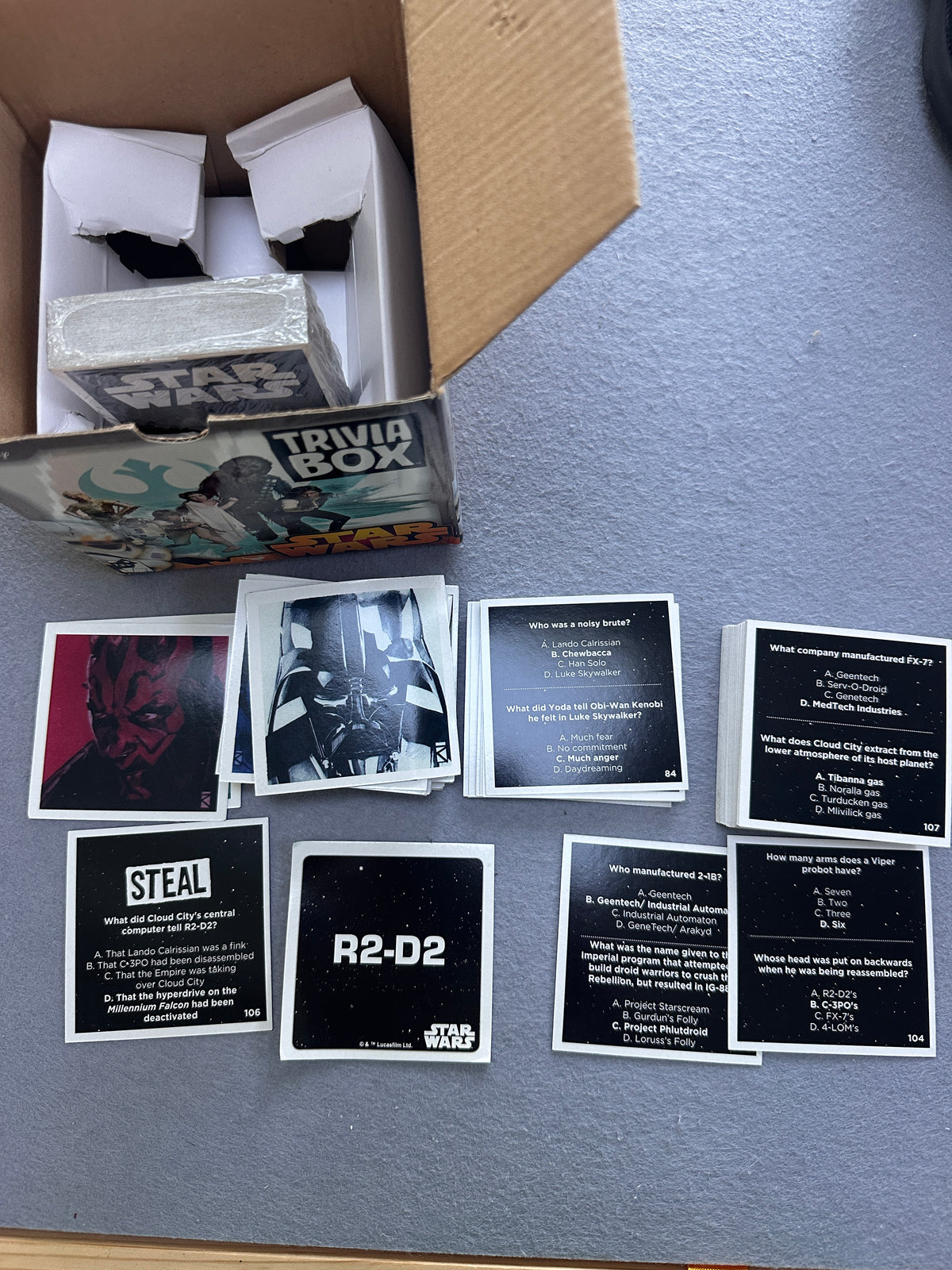 #163 Star Wars Trivia Box