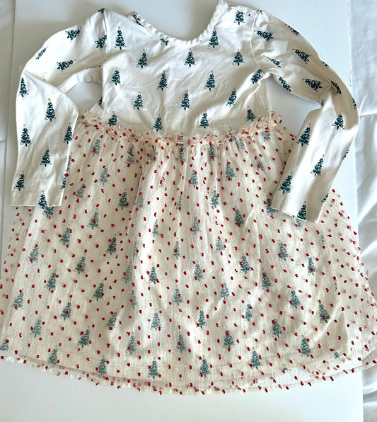 Seller #39 Hanna Christmas dress 4T tulle overlay hard to find