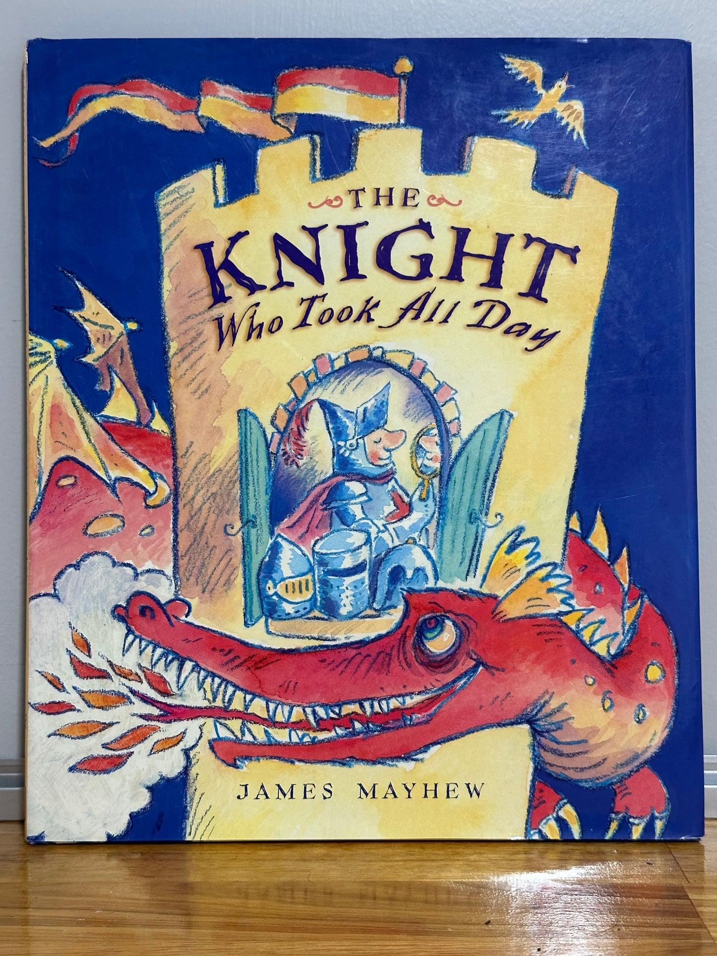 #95A 2 EUC Hardcover Books: Knight Who Took All Day & Martin Finds a Way