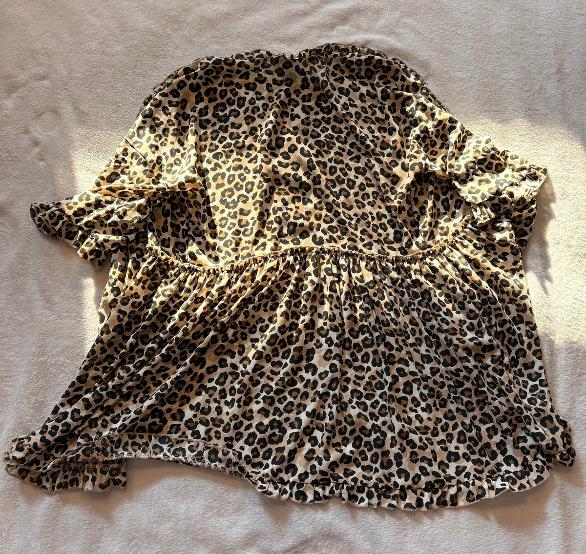 #102 - Rare Editions size 12 animal print kimono