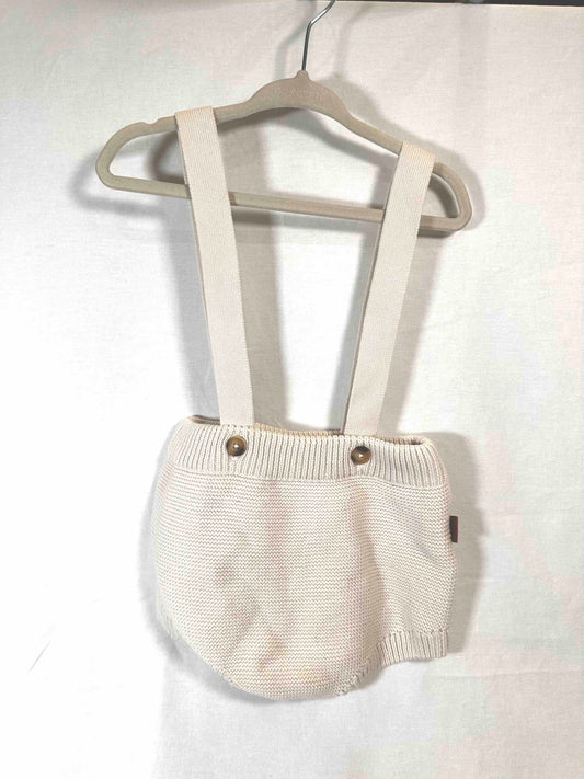 #30 Goumi Luxe Knit Bloomer Overalls, 18-24M