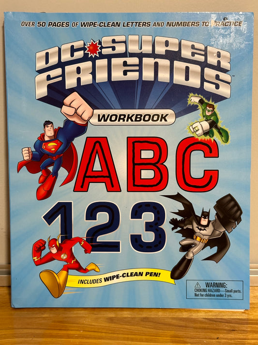 #95A DC Super Friends Wipe-Clean Workbook