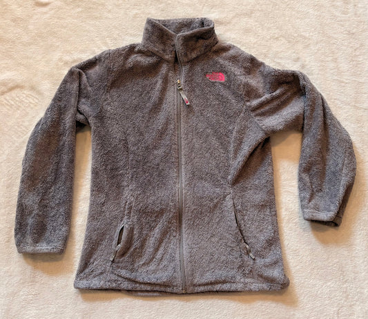 #102 -  North Face girls size XL gray fleece