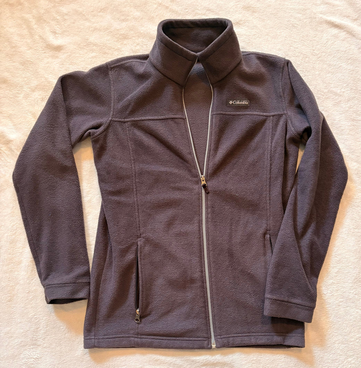 #102 - Columbia girls size XL fleece zip up