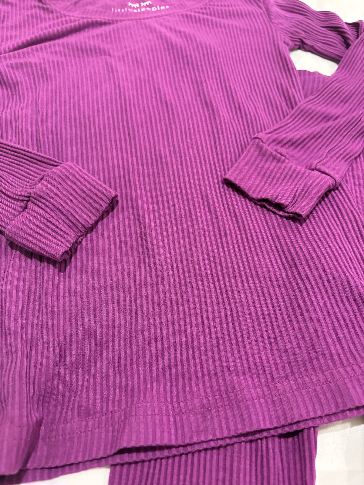 Seller #105 - Size 5/6 Girls Little Sleepies Ribbed Amethyst VGUC