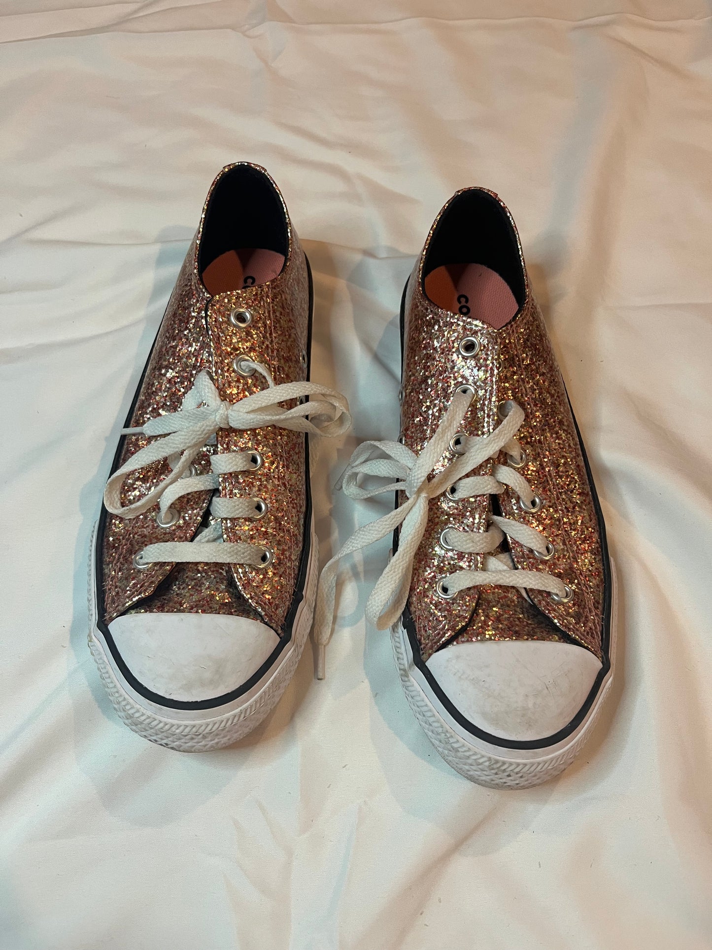 Glitter converse girls size 6 3B