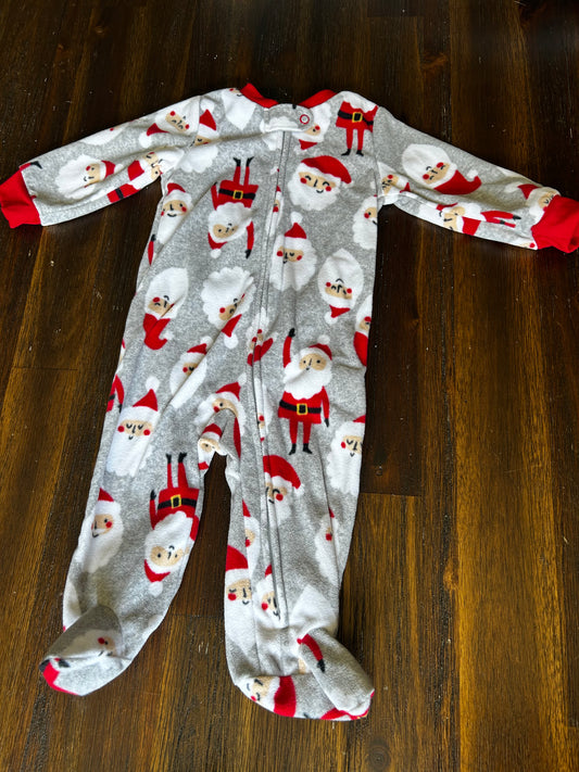 Seller #21 fleece Santa sleeper 6mo