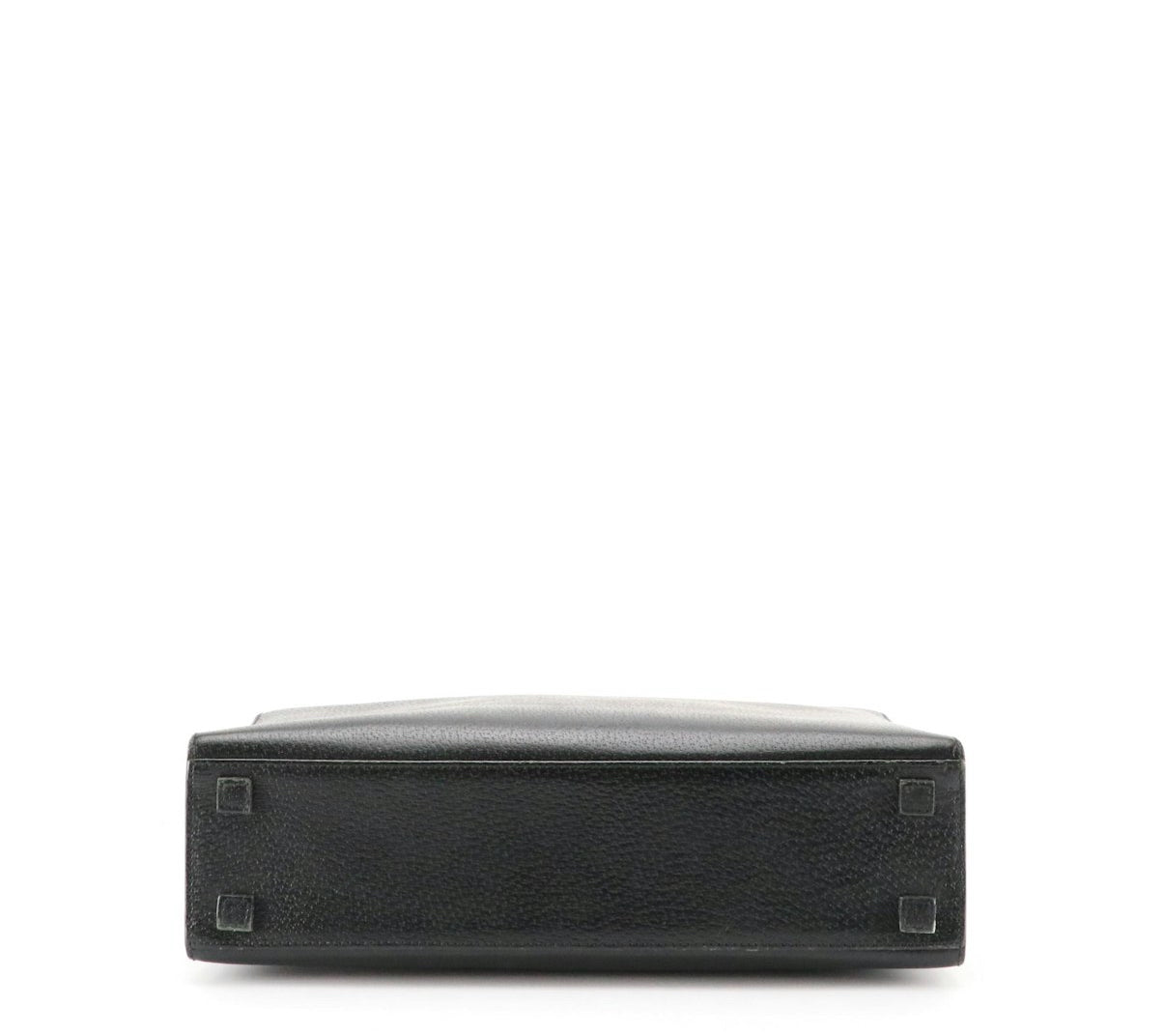#146 - REDUCED Gucci Black Leather Bag with Bamboo Handles
