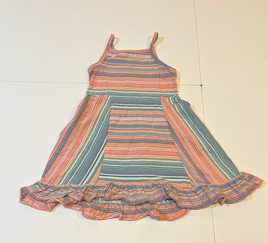 #141 Girls 4 Tea Pastel Stripe Twirl Dress 2 of 2 available