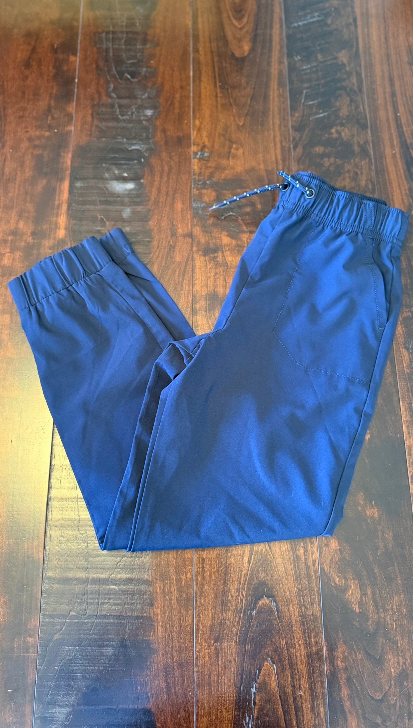 #28 Jumping Beans Boys Navy Woven Performance Joggers - Size 8