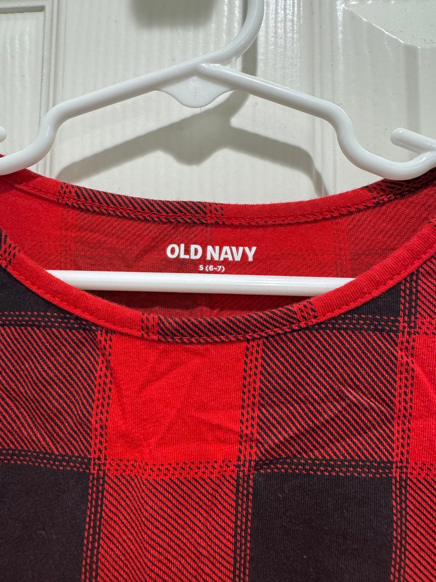 #53 girl old navy long-sleeve nightgown size S (6-7)