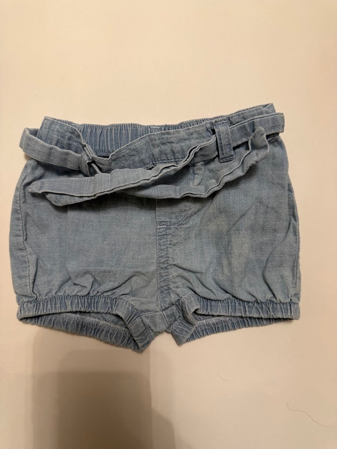 #78 REDUCED Osh Kosh Chambray Shorts Girls 6M