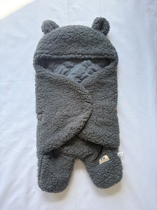 #88 REDUCED BlueSnail Baby Fuzzy Stroller Sack Wrap