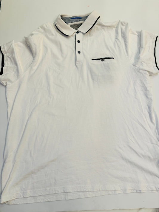 (#158) Ted Baker | EUC | (7)xl | white polo | 45227