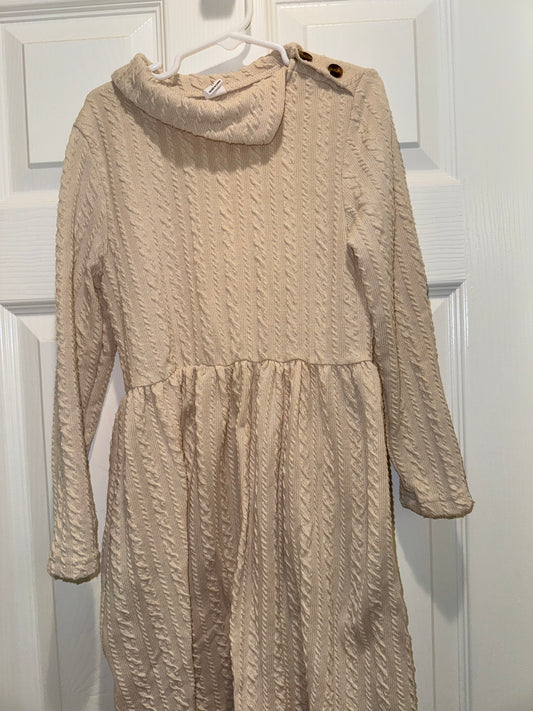 #53 girl long sleeve dress size 7
