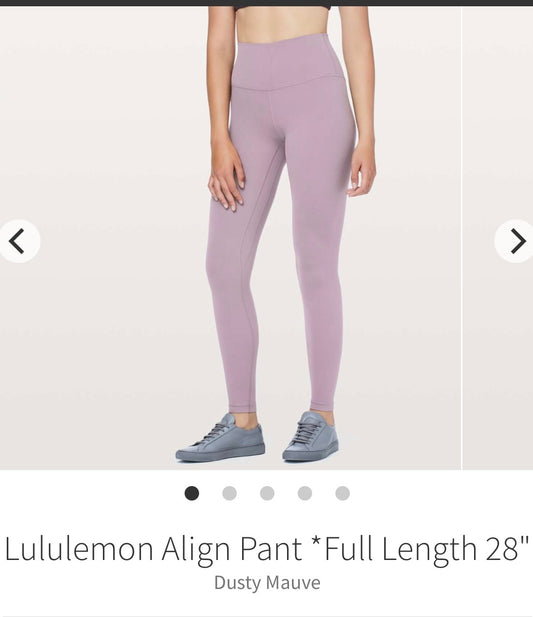 #130 Lululemon Women’s Sz 2 Align Leggings