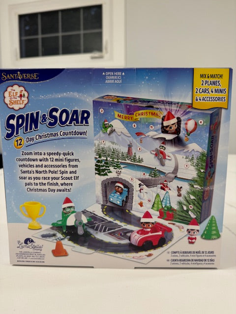 #222 Elf on the Shelf 12 Day Mini Figure Advent Calendar (NIB)