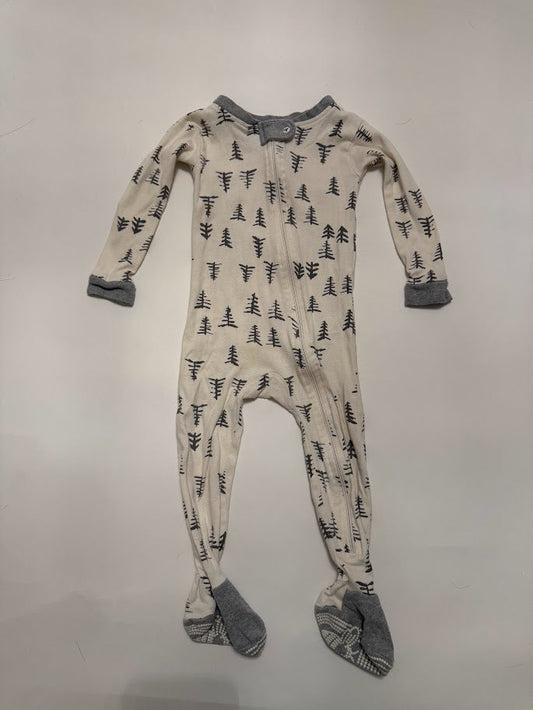 #78 REDUCED Burts Bees Grey Tree Pajamas Boys 12M