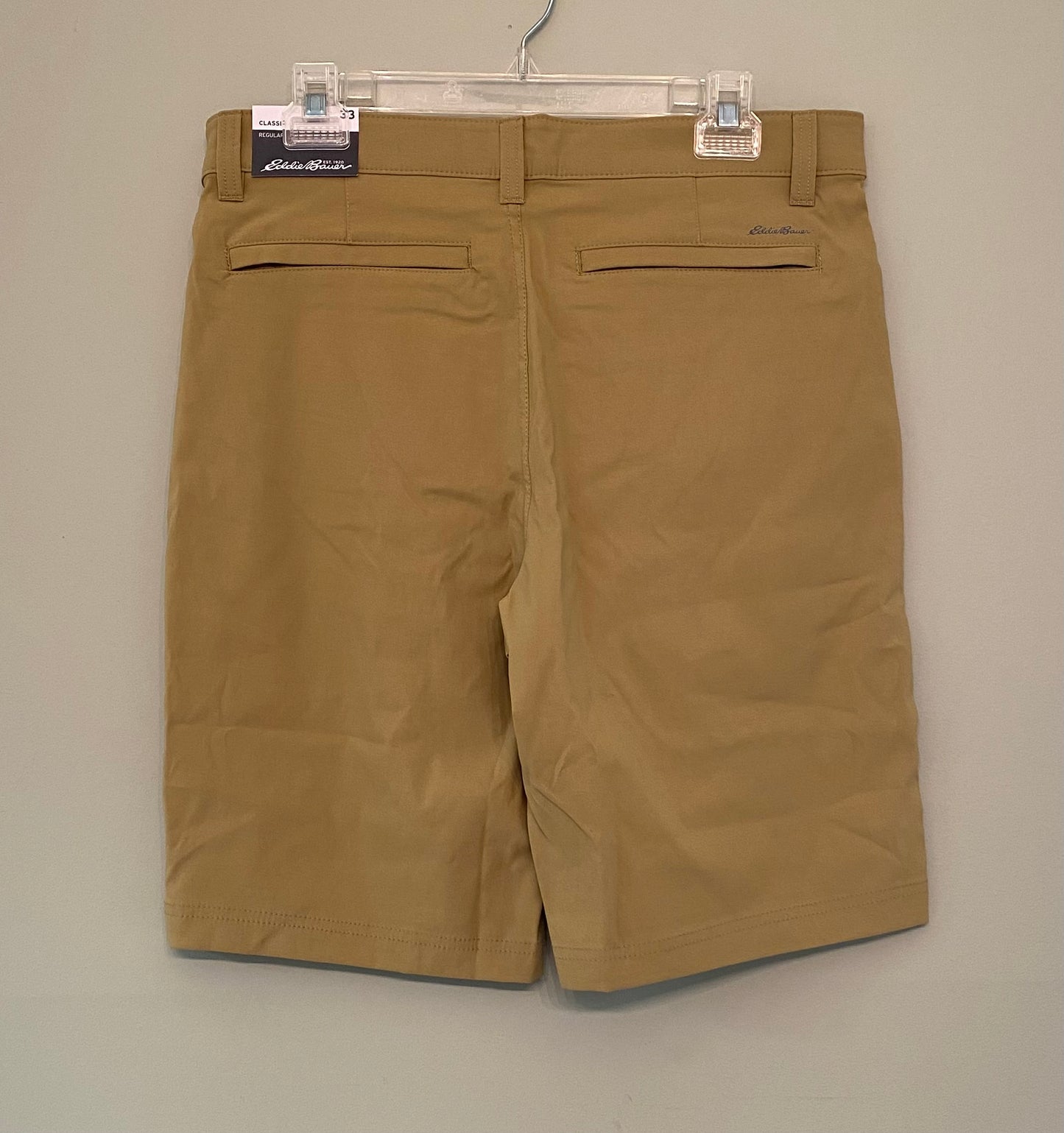 Eddie Bauer Men’s Size 33 Khaki Chino Shorts NWT