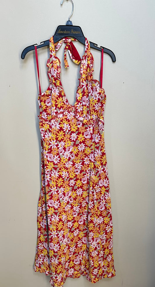 #130 Anthropologie Odille women’s Sz 0 Floral Dress