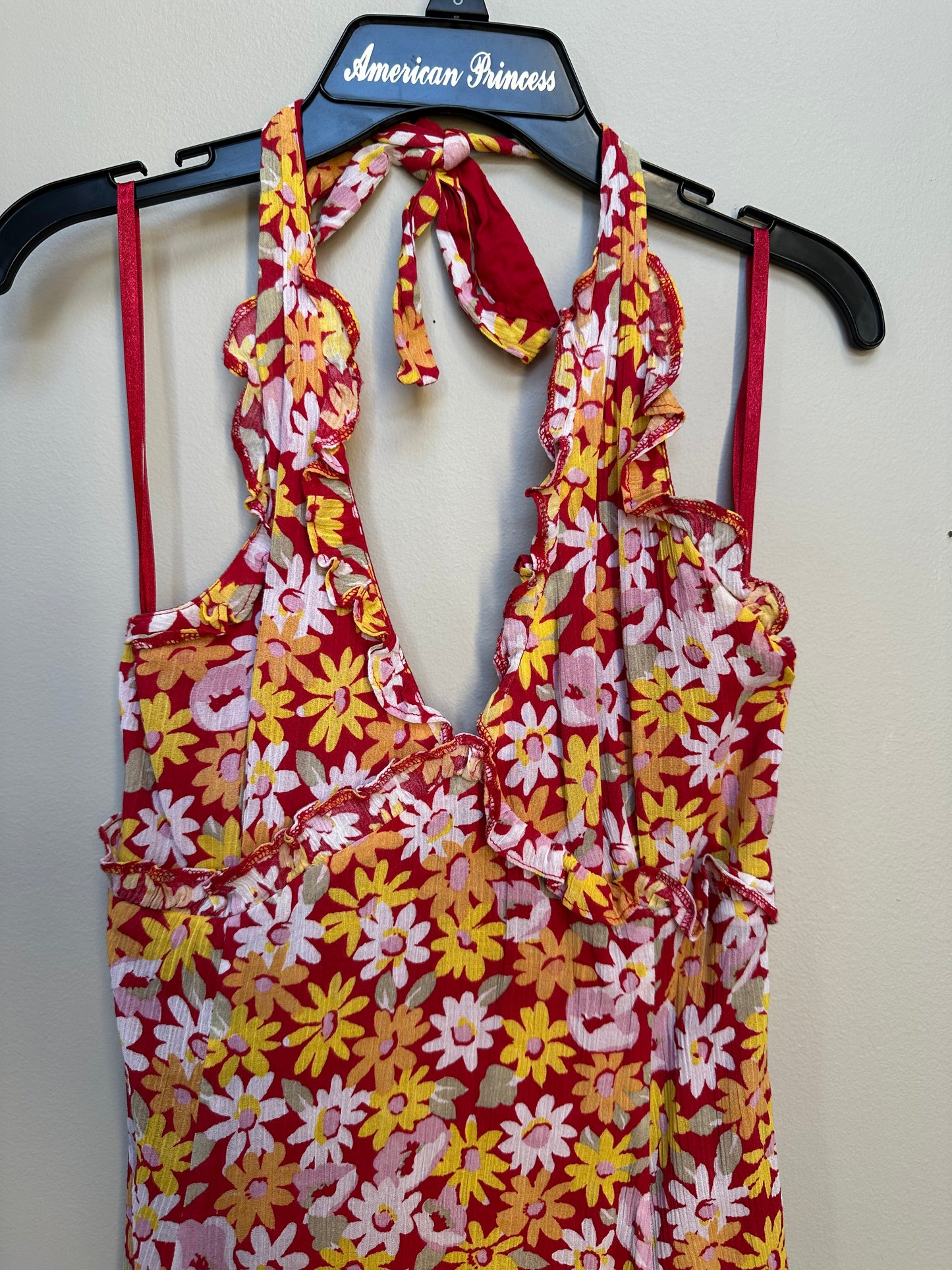 #130 Anthropologie Odille women’s Sz 0 Floral Dress