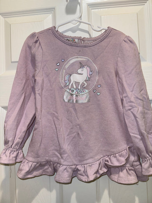 #53 girl kids headquarters long sleeve top size 6