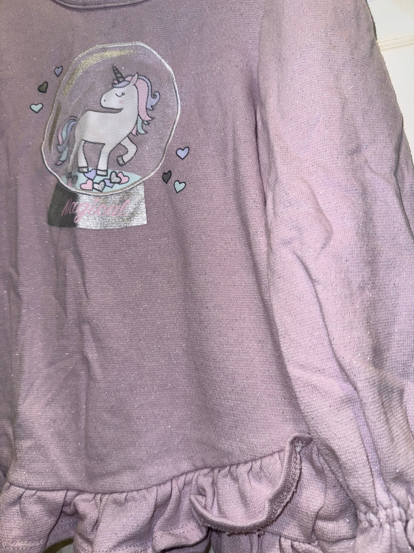 #53 girl kids headquarters long sleeve top size 6