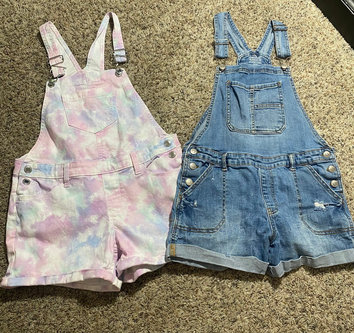 Seller #57 Girls XL 14/16 shorts overalls (2)