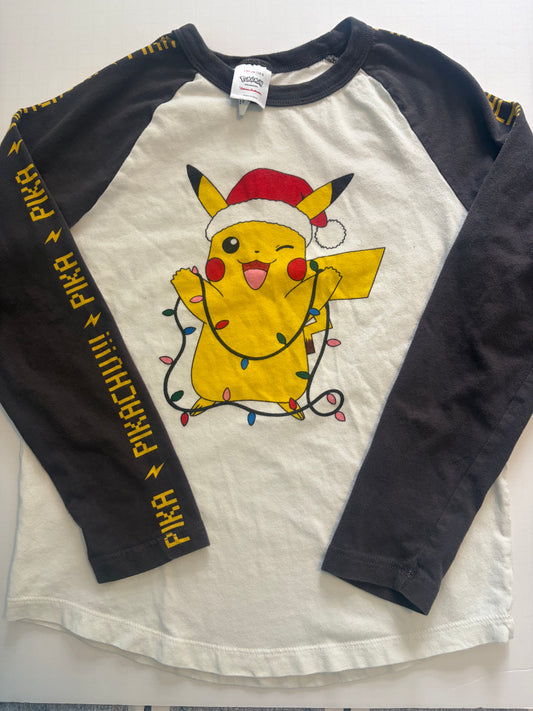 Seller #91 size 8 Hanna Andersson Pikachu raglan EUC
