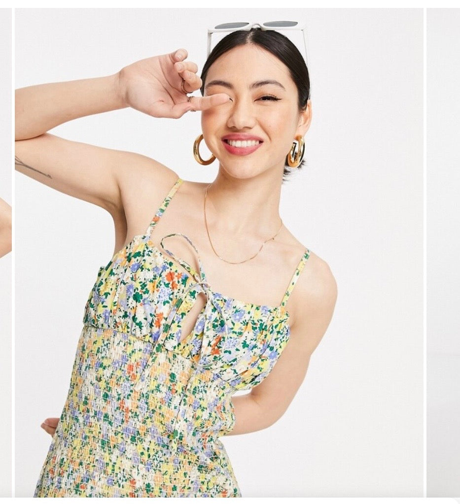 #130 ASOS Women’s Sz 8 Floral Sundress