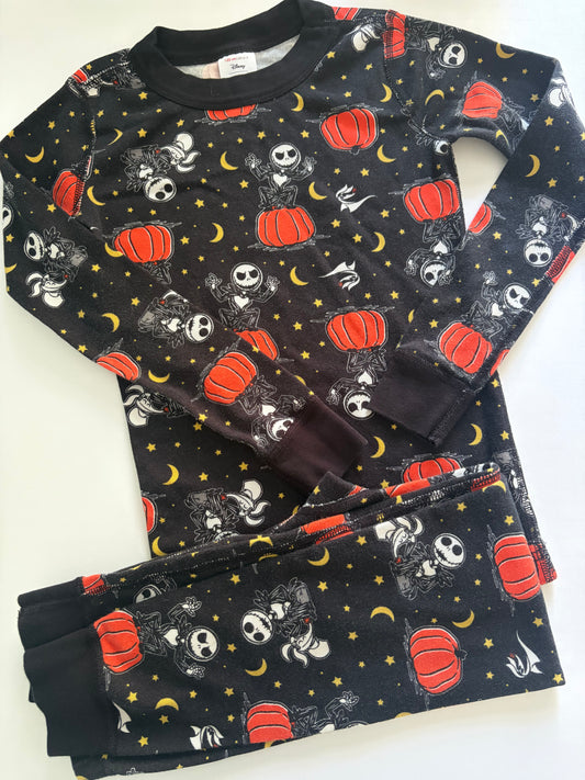 Seller #91 unisex size 6-7 Hanna Andersson Nightmare Before Christmas pumpkin long johns VGUC