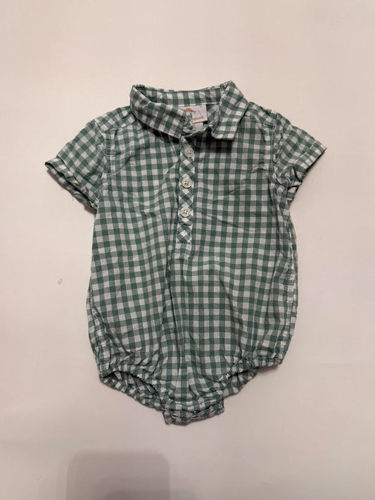 #78 REDUCED Tommy Bahama Gingham Shirt Boys 9M