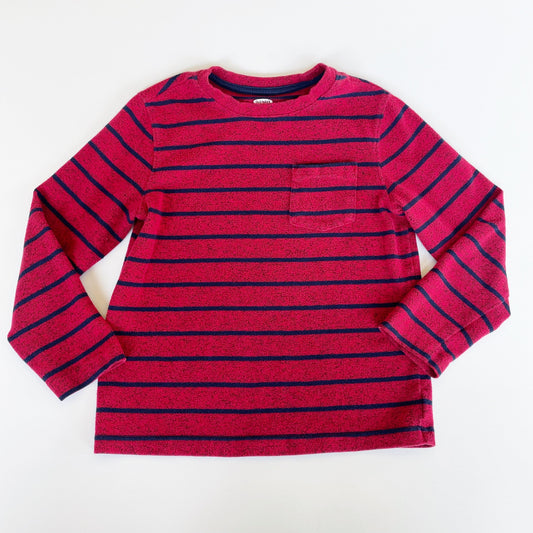 #118 | Size M / 8 | Old Navy Boys Red and Blue Soft Striped Shirt