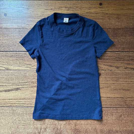 #95 EUC Womens Homage Navy Crewneck Tshirt, size XS