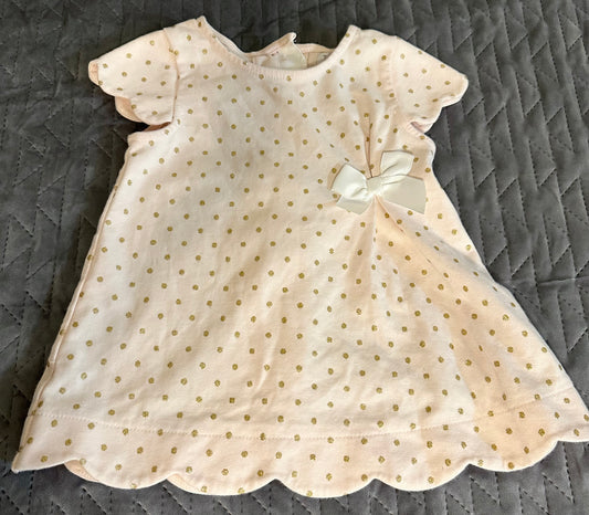 Tahari girls polka dot dress size 24 months