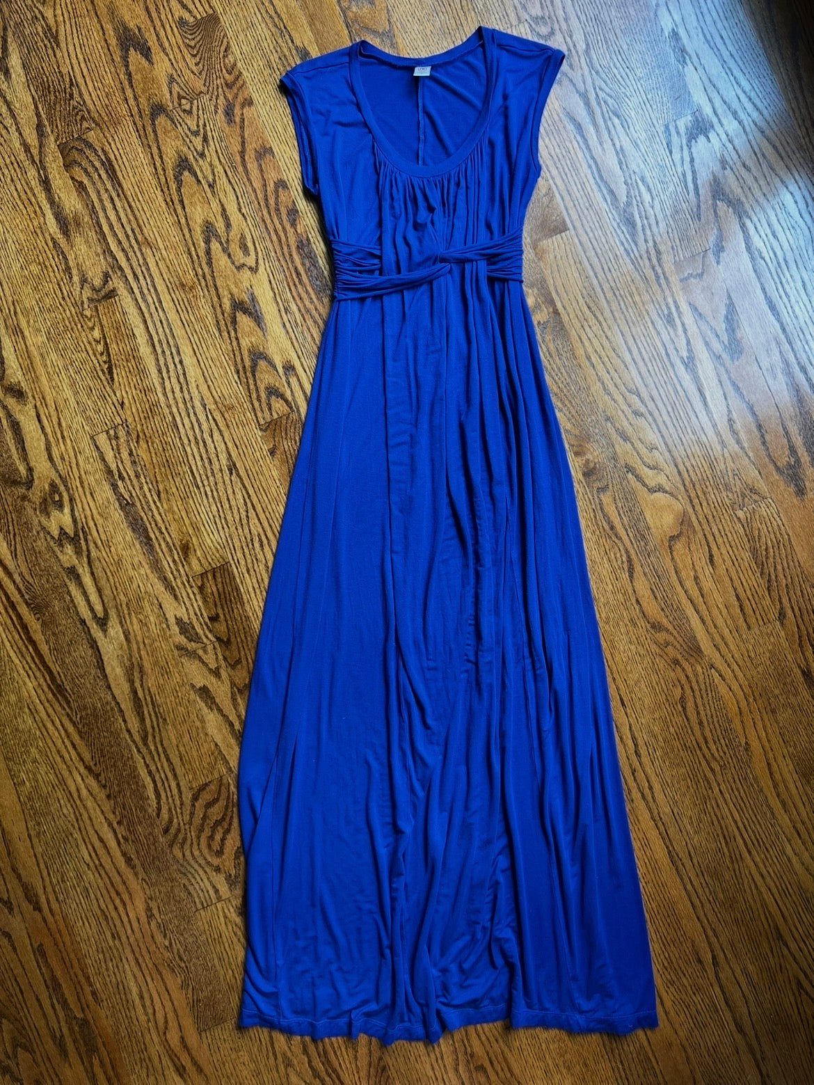 Seller #115 - Women’s Small Maternity/Nursing Maxi Dress (Deep Blue/Purple), VGUC