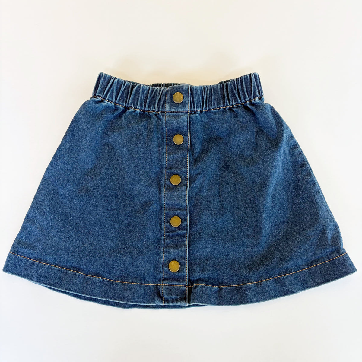 #96 | Size 110 / 5 | Hanna Andersson Girls Denim Skirt