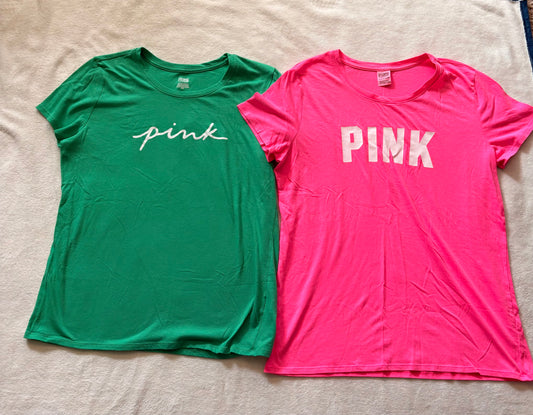 #102 - PINK Victoria's Secret women's size XL tees